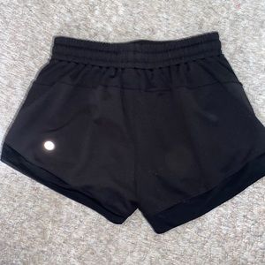 Black lululemon shorts